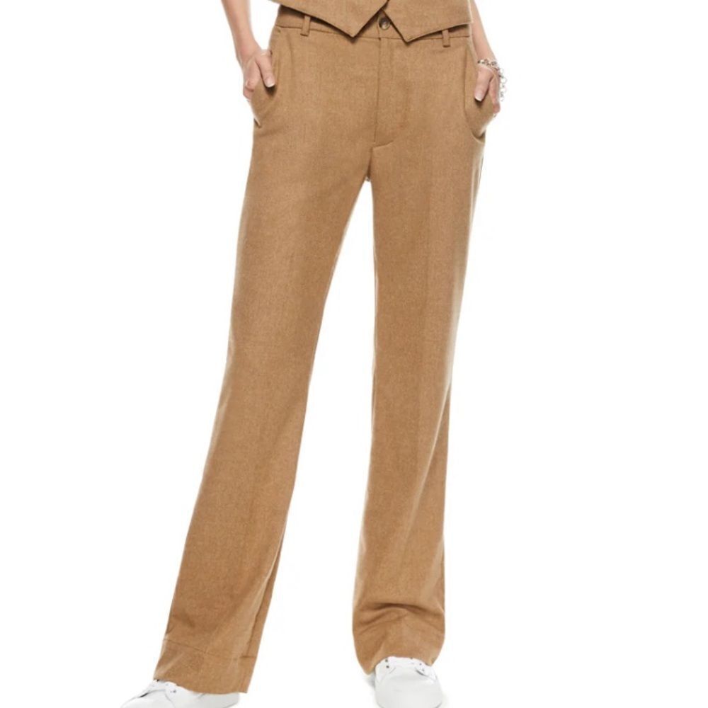 OTD Onthisday Camel Wool Blend Pants NEW 25
